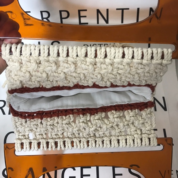 Vintage Handmade Macrame Handbag - Picture 3 of 4